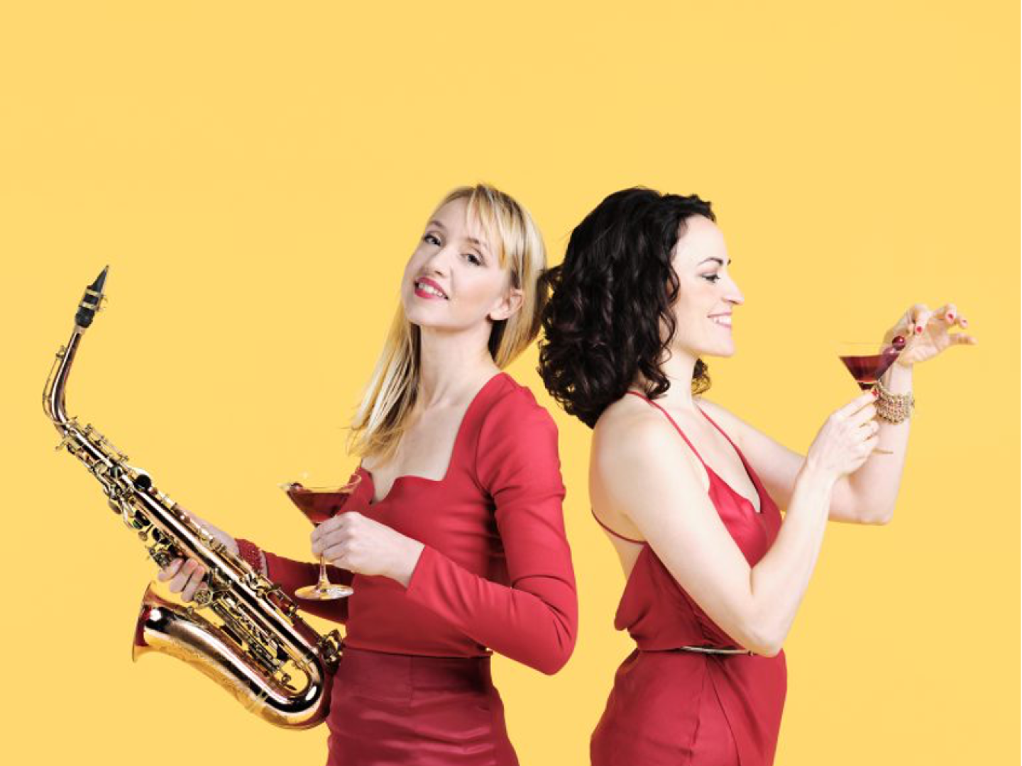 Saxofonist Femke IJlstra en pianist Celia García-García